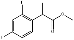 Benzeneacetic acid, 2,4-difluoro-α-methyl-, methyl ester 구조식 이미지