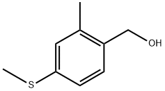 (2-Methyl-4-methylsulfanylphenyl)methanol Structure