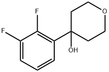 4-(2,3-difluorophenyl)tetrahydro-2H-pyran-4-ol Structure