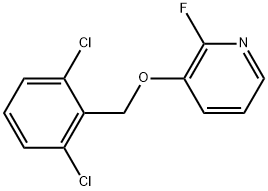 3-[(2,6-Dichlorophenyl)methoxy]-2-fluoropyridine Structure