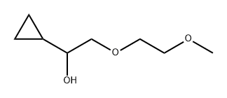 Cyclopropanemethanol, α-[(2-methoxyethoxy)methyl]- Structure