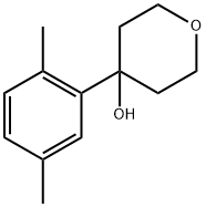4-(2,5-dimethylphenyl)tetrahydro-2H-pyran-4-ol Structure