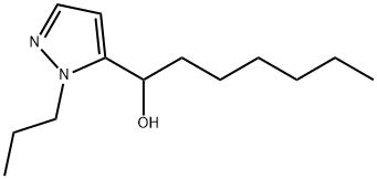 α-Hexyl-1-propyl-1H-pyrazole-5-methanol Structure