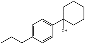 1-(4-propylphenyl)cyclohexanol Structure