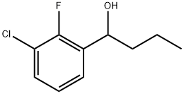 3-Chloro-2-fluoro-α-propylbenzenemethanol Structure