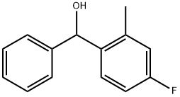 (4-fluoro-2-methylphenyl)(phenyl)methanol Structure