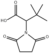 2-(2,5-dioxopyrrolidin-1-yl)-3,3-dimethylbutanoic acid Structure