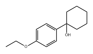 1-(4-ethoxyphenyl)cyclohexanol Structure