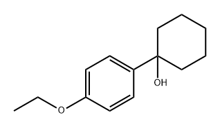 1-(4-ethoxyphenyl)cyclohexanol 구조식 이미지