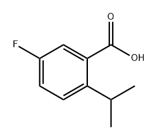 5-fluoro-2-(propan-2-yl)benzoic acid Structure