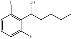 α-Butyl-2,6-difluorobenzenemethanol Structure