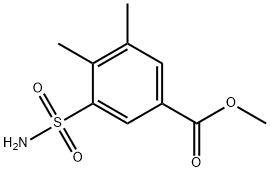 Methyl 3,4-dimethyl-5-sulfamoylbenzoate Structure