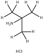 tert-Butyl-d9-amine Hydrochloride Structure