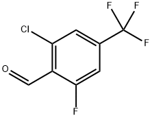 2-Chloro-6-fluoro-4-(trifluoromethyl)benzaldehyde Structure