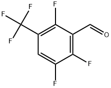 2,3,6-Trifluoro-5-(trifluoromethyl)benzaldehyde Structure