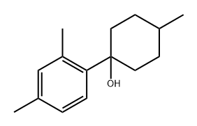 1-(2,4-dimethylphenyl)-4-methylcyclohexanol Structure