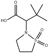 2-(1,1-dioxo-1lambda6,2-thiazolidin-2-yl)-3,3-dimet hylbutanoic acid Structure