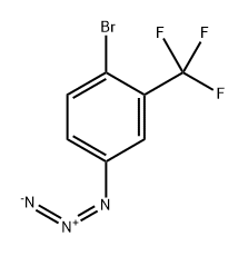 4-azido-1-bromo-2-(trifluoromethyl)benzene Structure