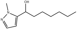 α-Hexyl-1-methyl-1H-pyrazole-5-methanol Structure