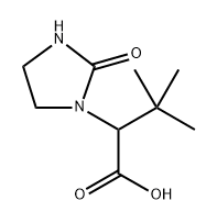 3,3-dimethyl-2-(2-oxoimidazolidin-1-yl)butanoic acid Structure