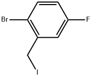 1-Bromo-4-fluoro-2-(iodomethyl)benzene Structure