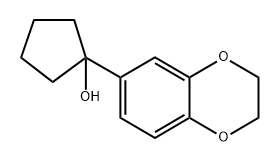 1-(2,3-dihydrobenzo[b][1,4]dioxin-6-yl)cyclopentanol Structure