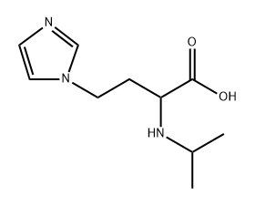 1H-Imidazole-1-butanoic acid, α-[(1-methylethyl)amino]- 구조식 이미지