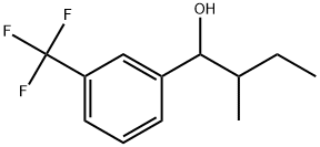 α-(1-Methylpropyl)-3-(trifluoromethyl)benzenemethanol Structure