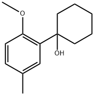 1-(2-methoxy-5-methylphenyl)cyclohexanol Structure