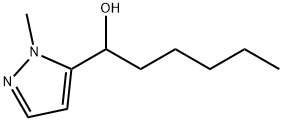 1-Methyl-α-pentyl-1H-pyrazole-5-methanol Structure