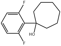 1-(2,6-difluorophenyl)cycloheptanol Structure