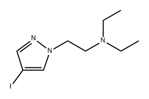 N,N-diethyl-2-(4-iodo-1H-pyrazol-1-yl)ethan-1-amine Structure