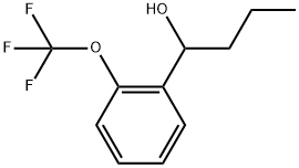 α-Propyl-2-(trifluoromethoxy)benzenemethanol Structure