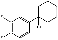 1-(3,4-difluorophenyl)cyclohexanol 구조식 이미지