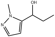 α-Ethyl-1-methyl-1H-pyrazole-5-methanol Structure