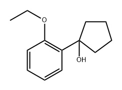 1-(2-ethoxyphenyl)cyclopentanol Structure