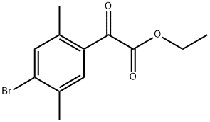 ethyl 2-(4-bromo-2,5-dimethylphenyl)-2-oxoacetate Structure