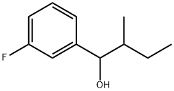 3-Fluoro-α-(1-methylpropyl)benzenemethanol Structure