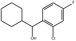 2-Chloro-α-cyclohexyl-4-fluorobenzenemethanol Structure