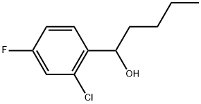 α-Butyl-2-chloro-4-fluorobenzenemethanol Structure