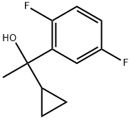 α-Cyclopropyl-2,5-difluoro-α-methylbenzenemethanol Structure