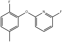 2-Fluoro-6-(2-fluoro-5-methylphenoxy)pyridine Structure