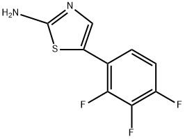 5-(2,3,4-Trifluorophenyl)thiazol-2-amine Structure