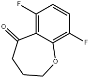 6,9-difluoro-3,4-dihydrobenzo[b]oxepin-5(2H)-one 구조식 이미지