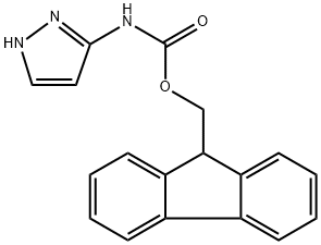 (9H-Fluoren-9-yl)methyl (1H-pyrazol-3-yl)carbamate Structure