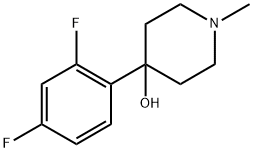 4-(2,4-difluorophenyl)-1-methylpiperidin-4-ol Structure