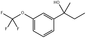2-(3-(trifluoromethoxy)phenyl)butan-2-ol 구조식 이미지