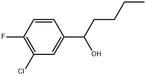 α-Butyl-3-chloro-4-fluorobenzenemethanol Structure