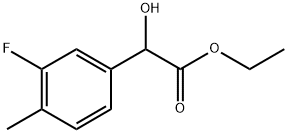 Ethyl 3-fluoro-α-hydroxy-4-methylbenzeneacetate Structure