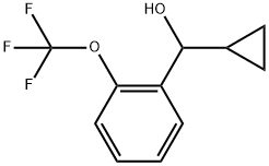 α-Cyclopropyl-2-(trifluoromethoxy)benzenemethanol Structure